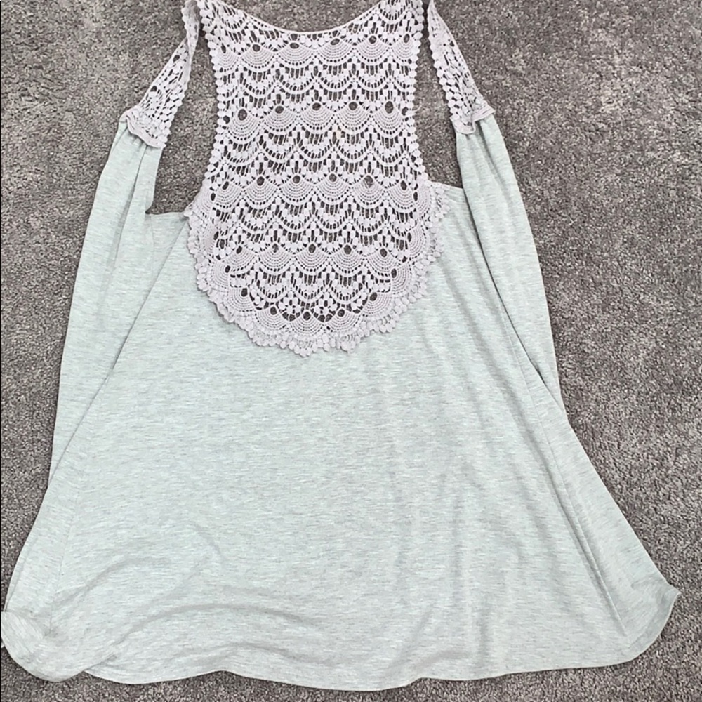 Grey lightweight open vest